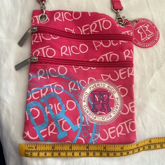 Robin Ruth crossbody pink Puerto Rico print - Picture 3 of 6